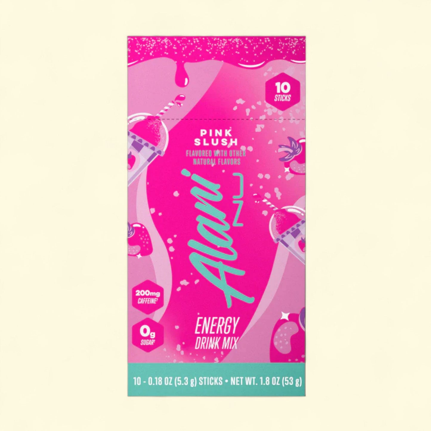 Alani Nu Energy Sticks, Pink Slush, 10pk