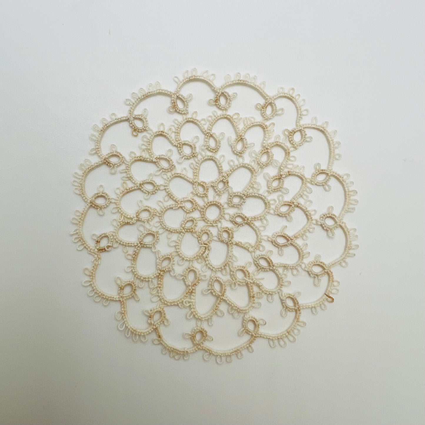 Tatting - Table Centerpiece - 1/12 Scale Dollhouse Miniature