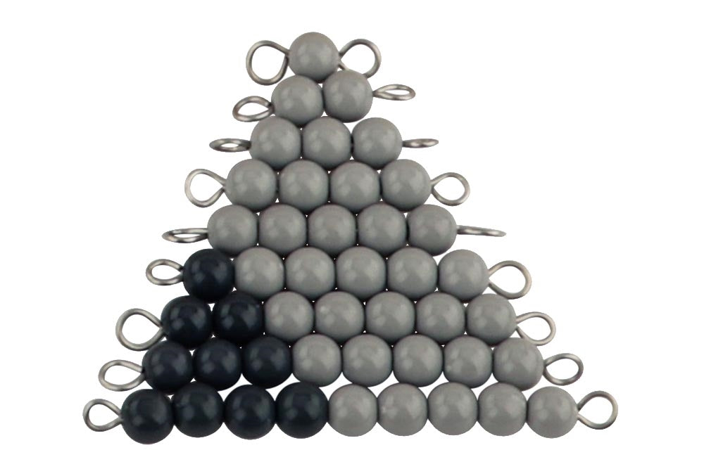 Grey and Dark Grey Bead Stairs - 1 Set (C Beads)