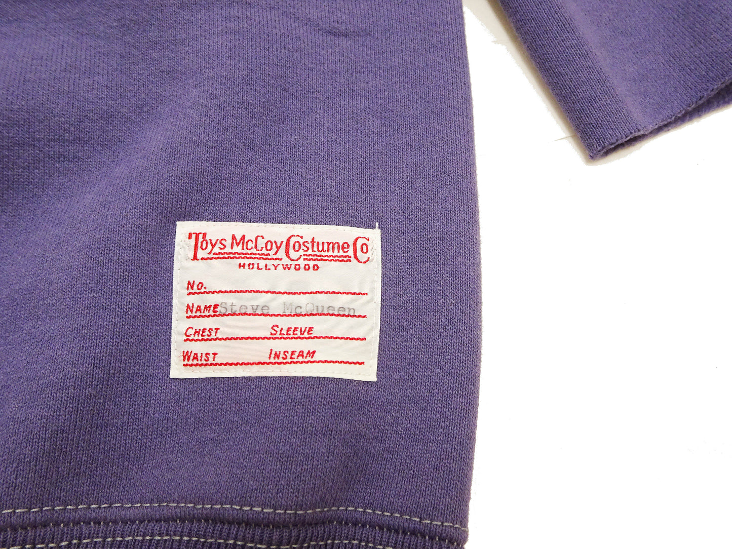 TOYS McCOY Men's Steve McQueen Cut-Off Sweatshirt - "The Great Escape" Movie Reproduction, TMC2540 Blue