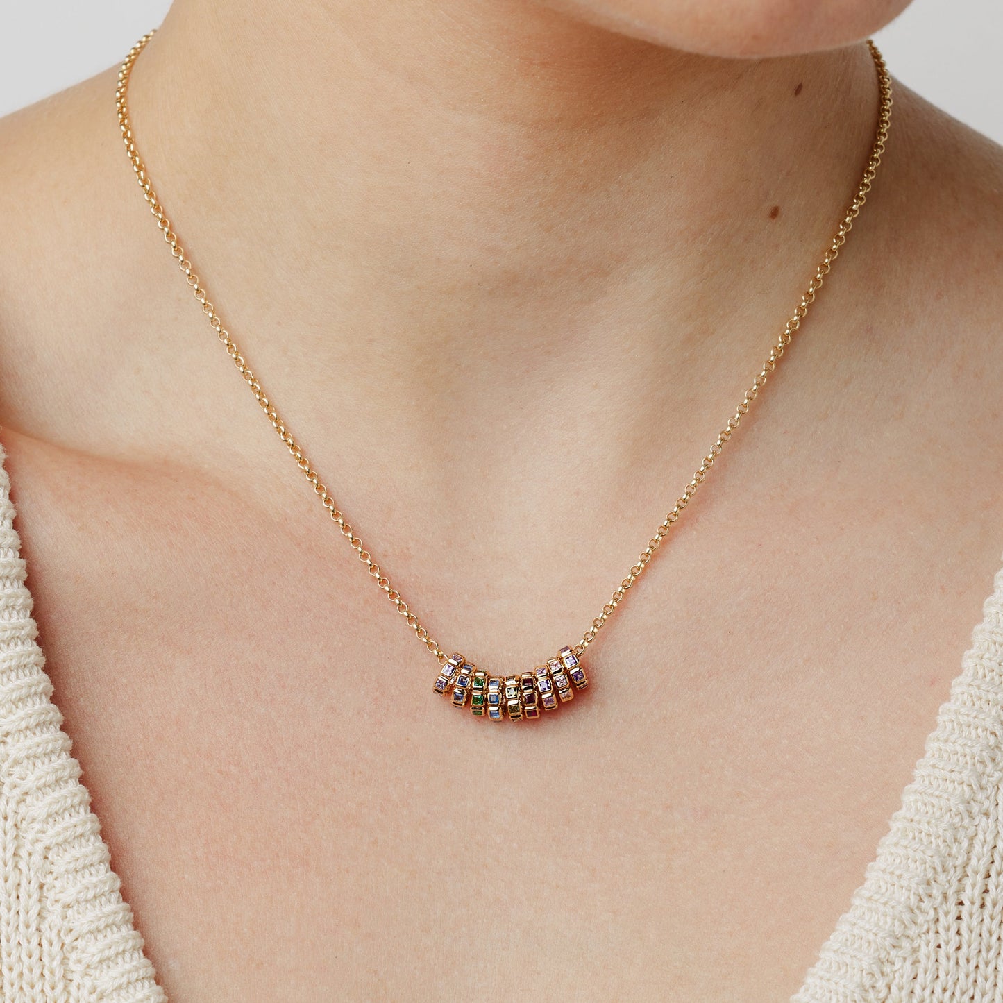 September Birthstone Spacer Charm