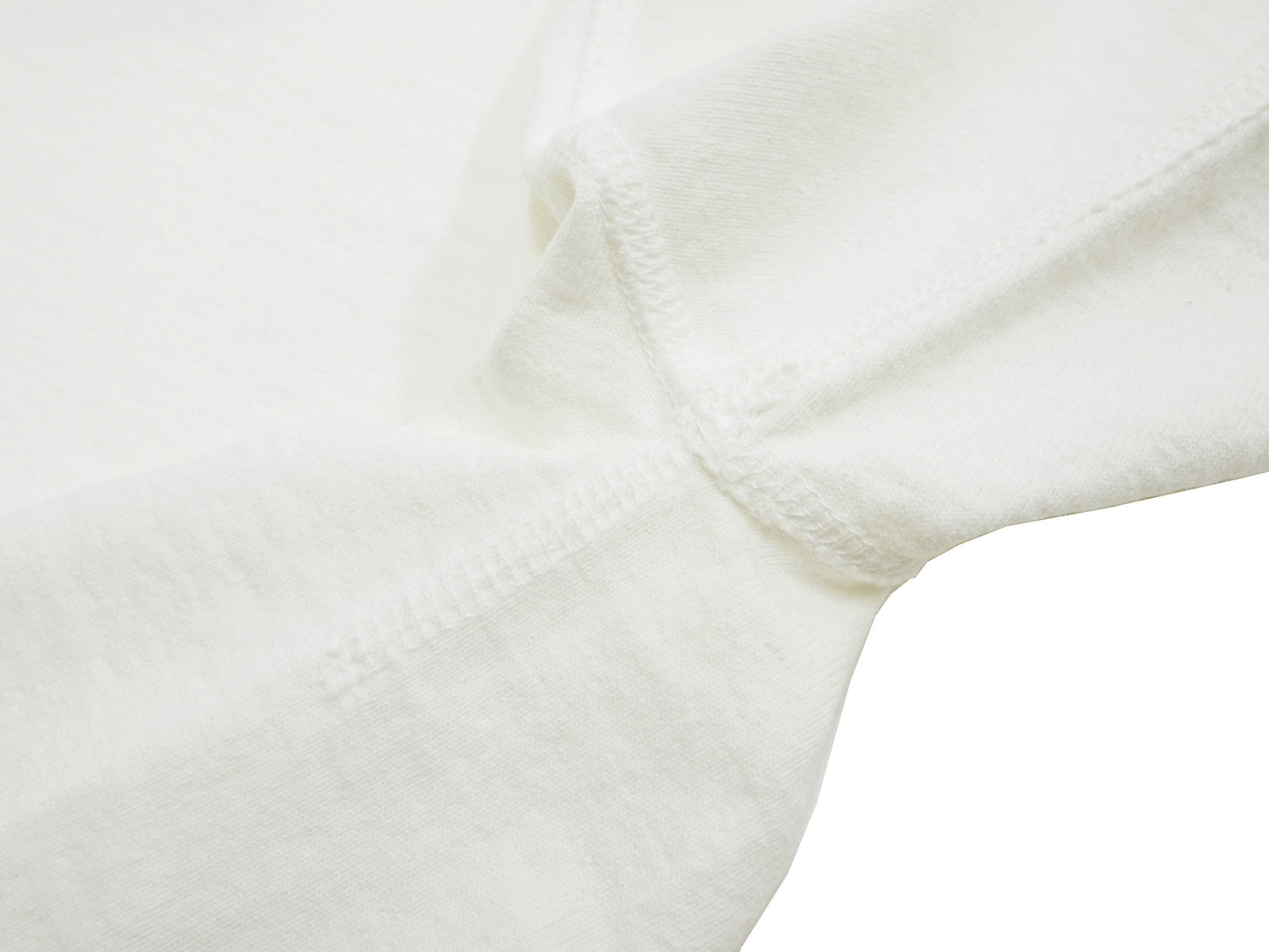 Studio D'artisan Plain T-Shirt Made from Heavyweight Loopwheeled Jersey Fabric Men's Tsuri-Ami Short Sleeve Tee 9913 Off-White