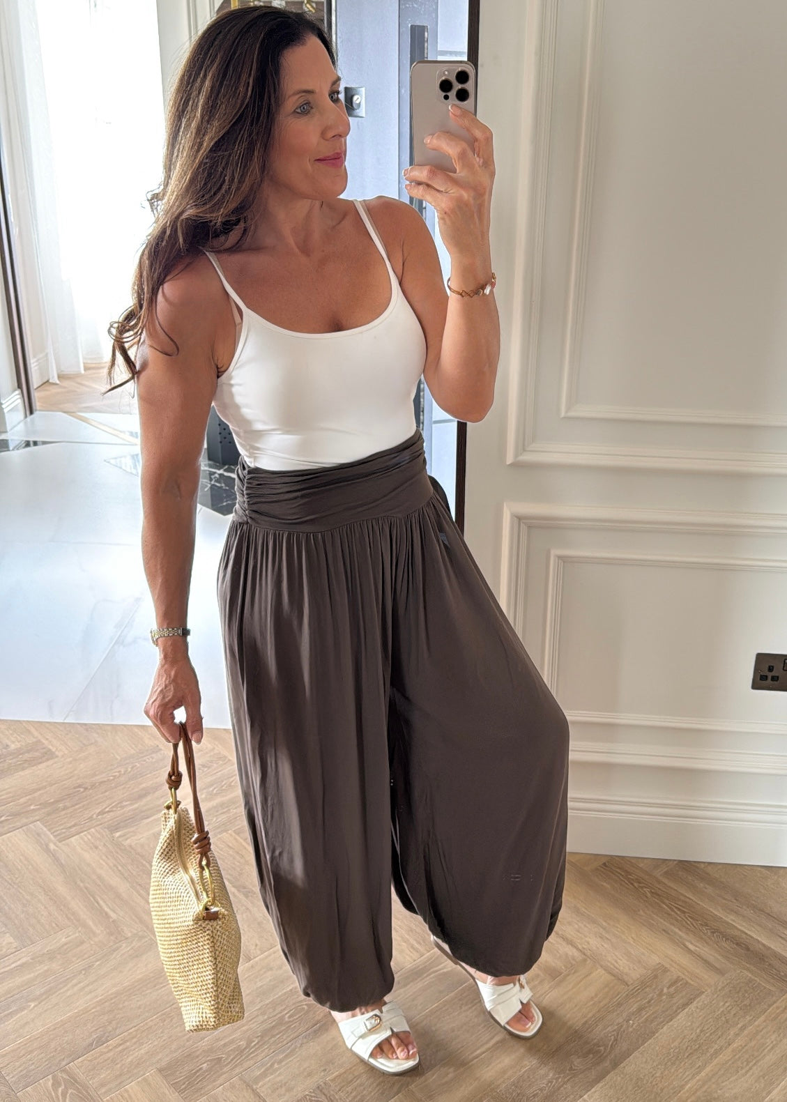 🖤Pre Order🖤 Vicki Brown Harem Pants