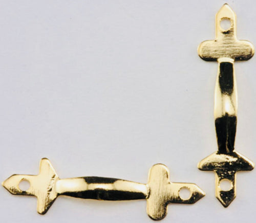 Door Pulls - Brass - Package of 2 - 1/12 Scale