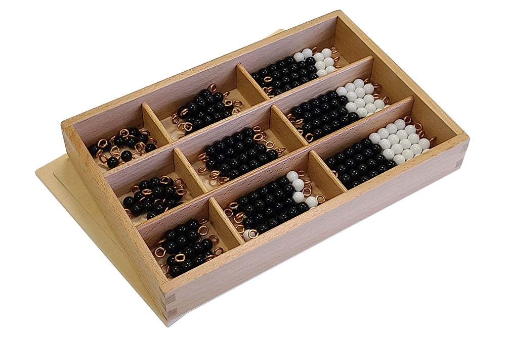 Black and White Bead Bars (10 Sets, N Beads)