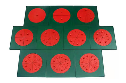 Replacement Wooden Fraction Circle