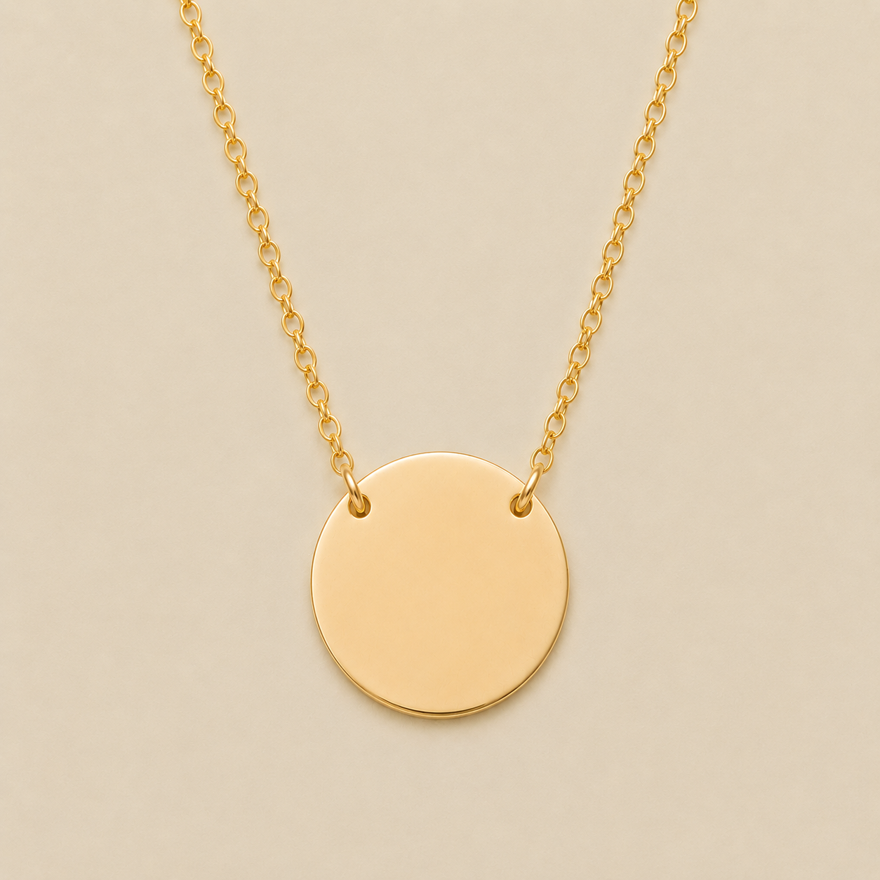 Mini Zola Disc Necklace