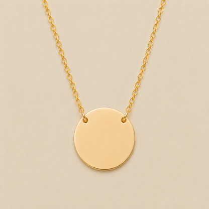 Mini Zola Disc Necklace