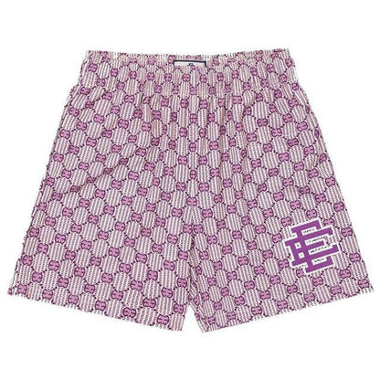 Cross-border exclusive for European code new sports mesh cloth shorts 3D digital printing trend beach pants male manufacturer wholesale