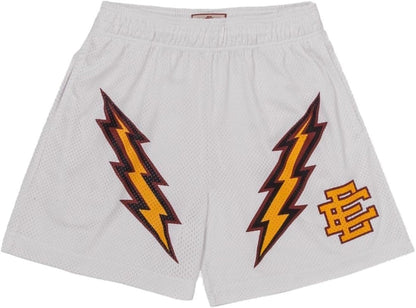 EE print shorts logo sweatpants mesh drawstring American shorts