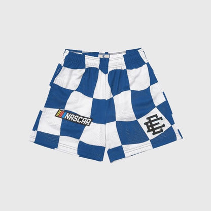 EE print shorts logo sweatpants mesh drawstring American shorts