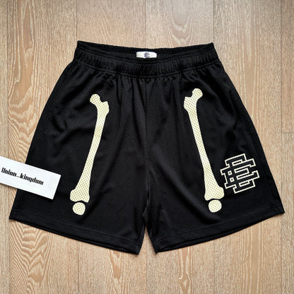 New EE American casual fitness shorts muscular men sports quarter pants mesh breathable style European and American stars with the same style