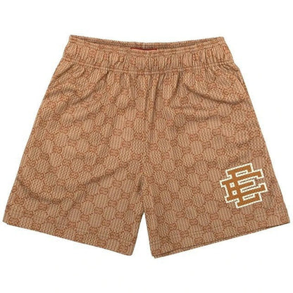Cross-border exclusive for European code new sports mesh cloth shorts 3D digital printing trend beach pants male manufacturer wholesale