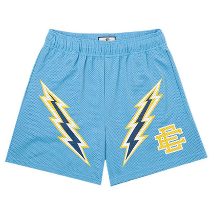 Cross-border exclusive for European code new sports mesh cloth shorts 3D digital printing trend beach pants male manufacturer wholesale