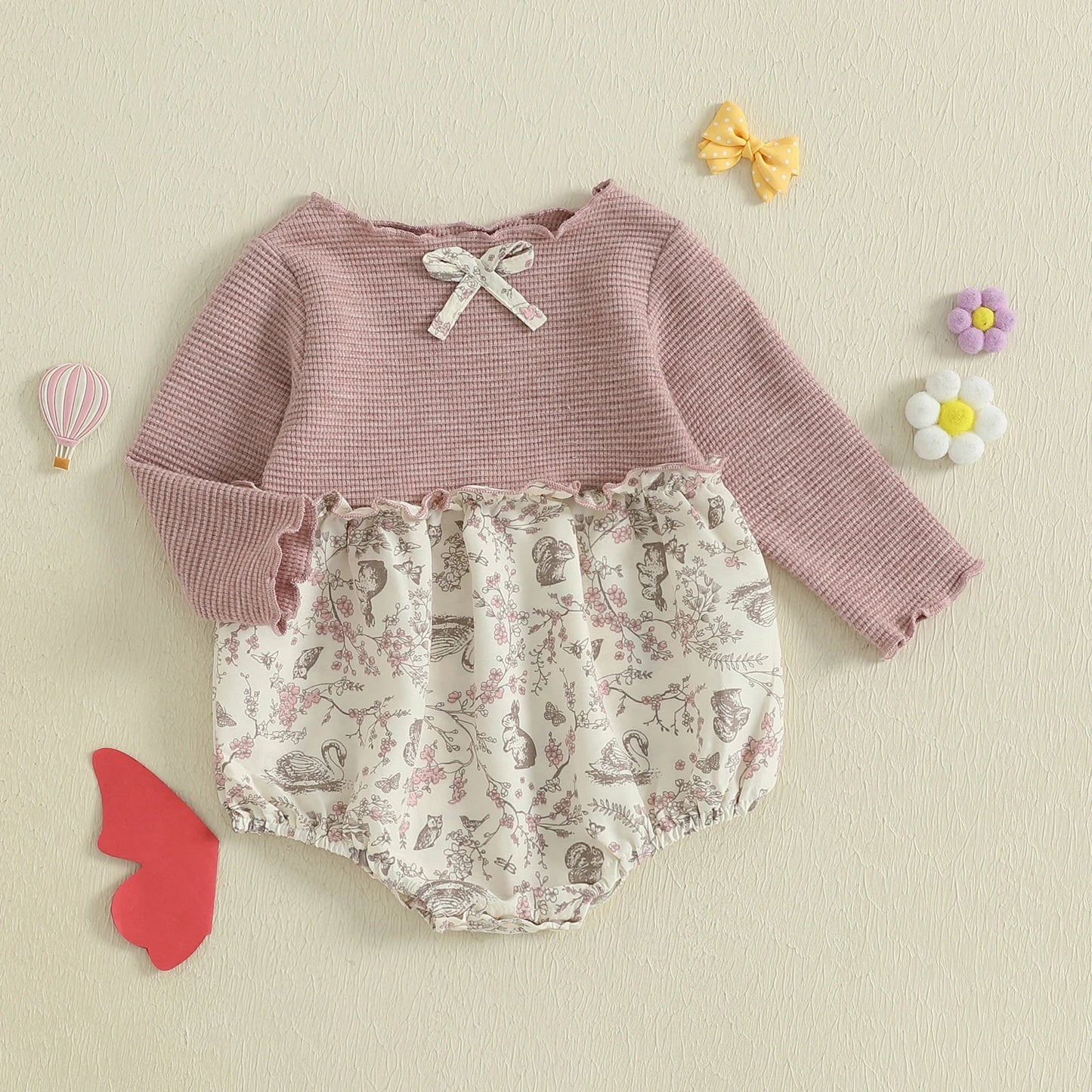 SPRING Kitted Top Romper