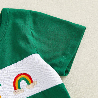 St. PATRICK'S DAY Striped Shorts Outfit