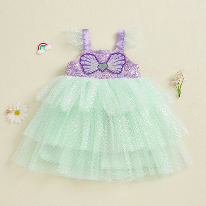 MERMAID Layered Tulle Dress