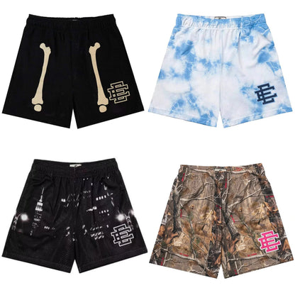 Shorts  EE Eric Emanuel Basic Shorts NEW men's casual shorts fitness sports pants summer gym workout Men Classic GYM Mesh Shorts