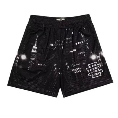Shorts  EE Eric Emanuel Basic Shorts NEW men's casual shorts fitness sports pants summer gym workout Men Classic GYM Mesh Shorts