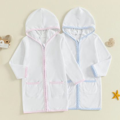 POOL TIME Zipper Bathrobe
