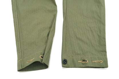 Buzz Rickson Jacket Men's Reproduction of WW2 USMC P44 HBT Utility Jacket P-44 BR15123 Olive