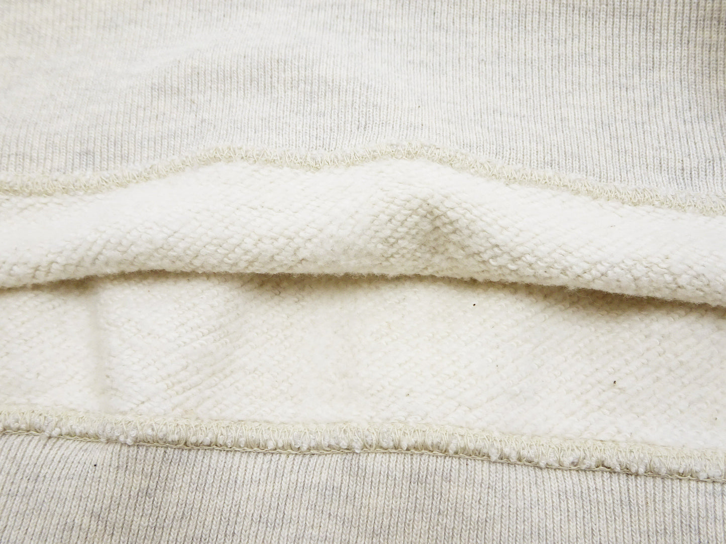 Buzz Rickson Freedom Sleeve Sweatshirt Men's Casual Plain Crewneck Tubular Knit Loop-wheeled Sweatshirt BR69463 131 Oatmeal Color