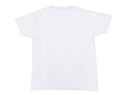 Buzz Rickson Men's Plain Short Sleeve Pocket T-Shirt, Made in USA, 6 oz. Ring-Spun Cotton Tubular-Knit Jersey Tee (BR78711 101 White)
