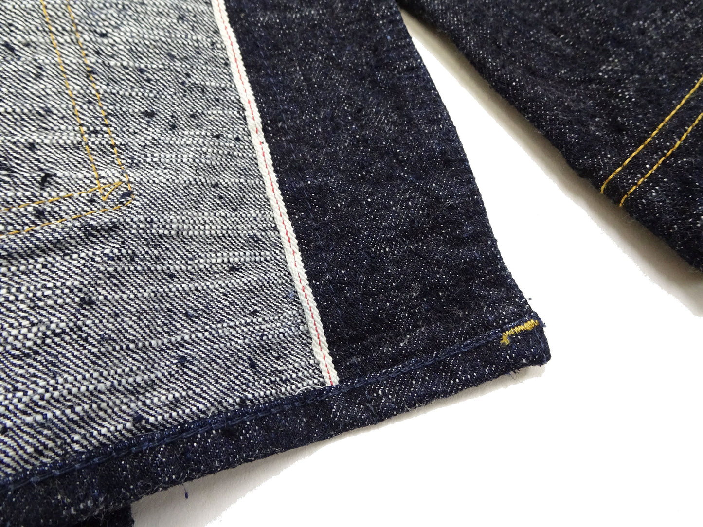 Studio D'Artisan Men's 15oz Selvedge Denim Chore Coat Jacket - Made in Japan, Regular Fit, Toyoda GL3 Loom-Woven (SDA D4620, One-Wash)