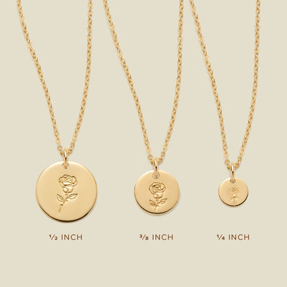 June Birth Flower Necklace