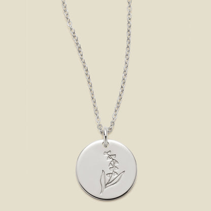 May Birth Flower Necklace