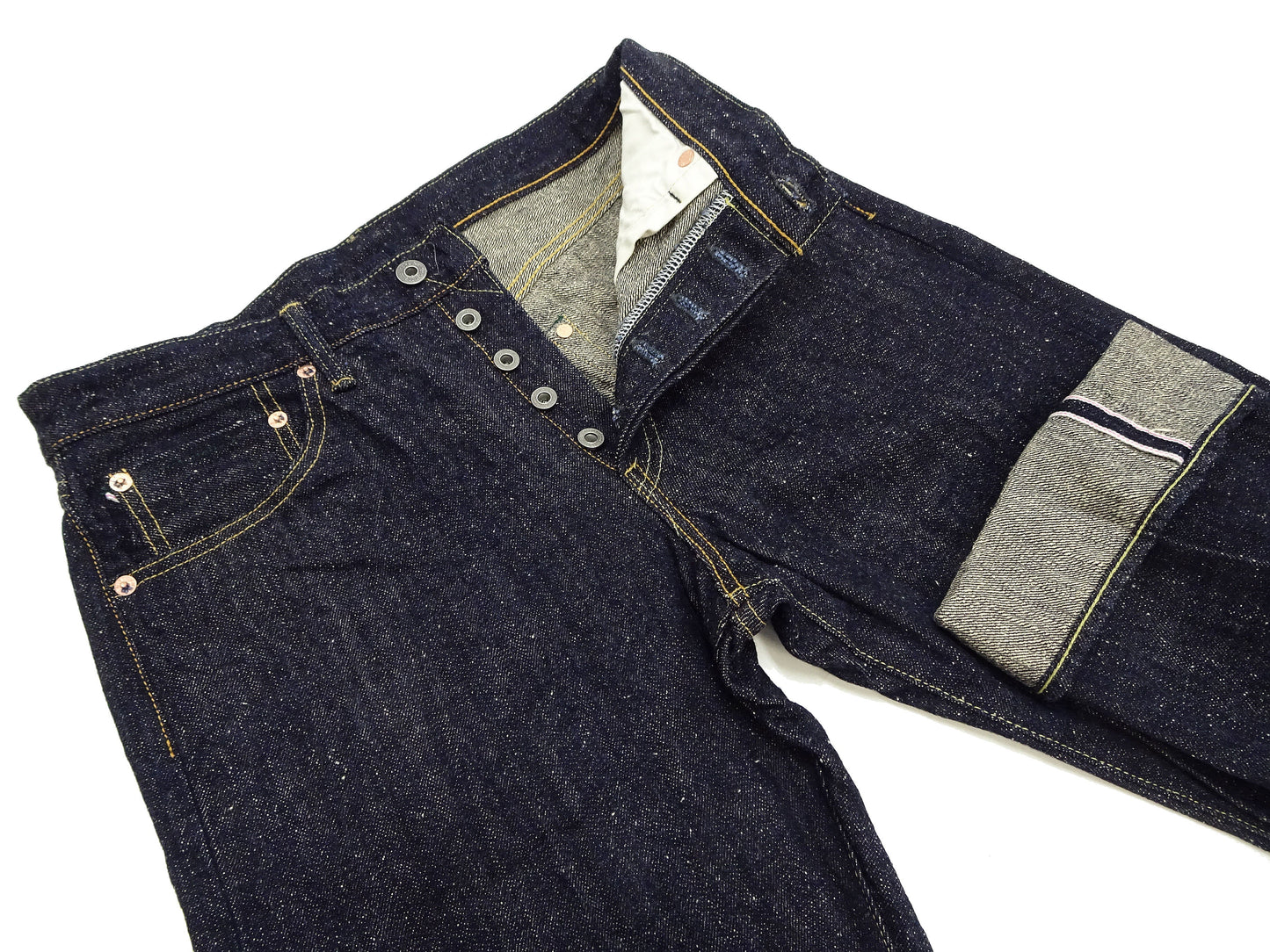 ONI Denim 13.7oz Neppy Selvedge Jeans Made in Japan - Men's Regular Straight Fit - ONI288-13.7NEP One-Wash Indigo