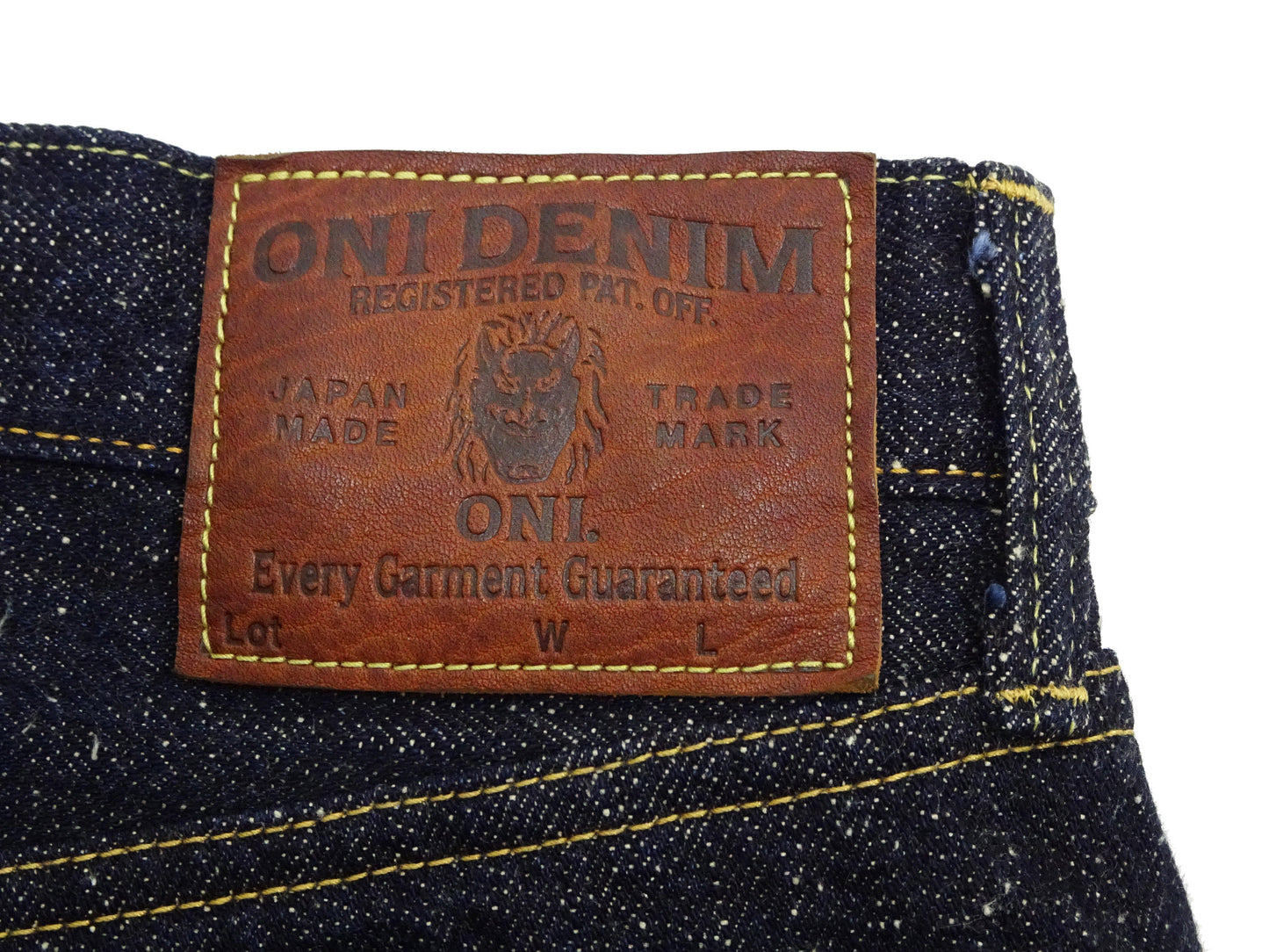 ONI Denim 13.7oz Neppy Selvedge Jeans Made in Japan - Men's Regular Straight Fit - ONI288-13.7NEP One-Wash Indigo