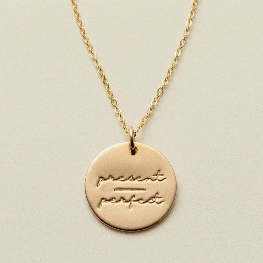 Pause Collection Disc Necklace