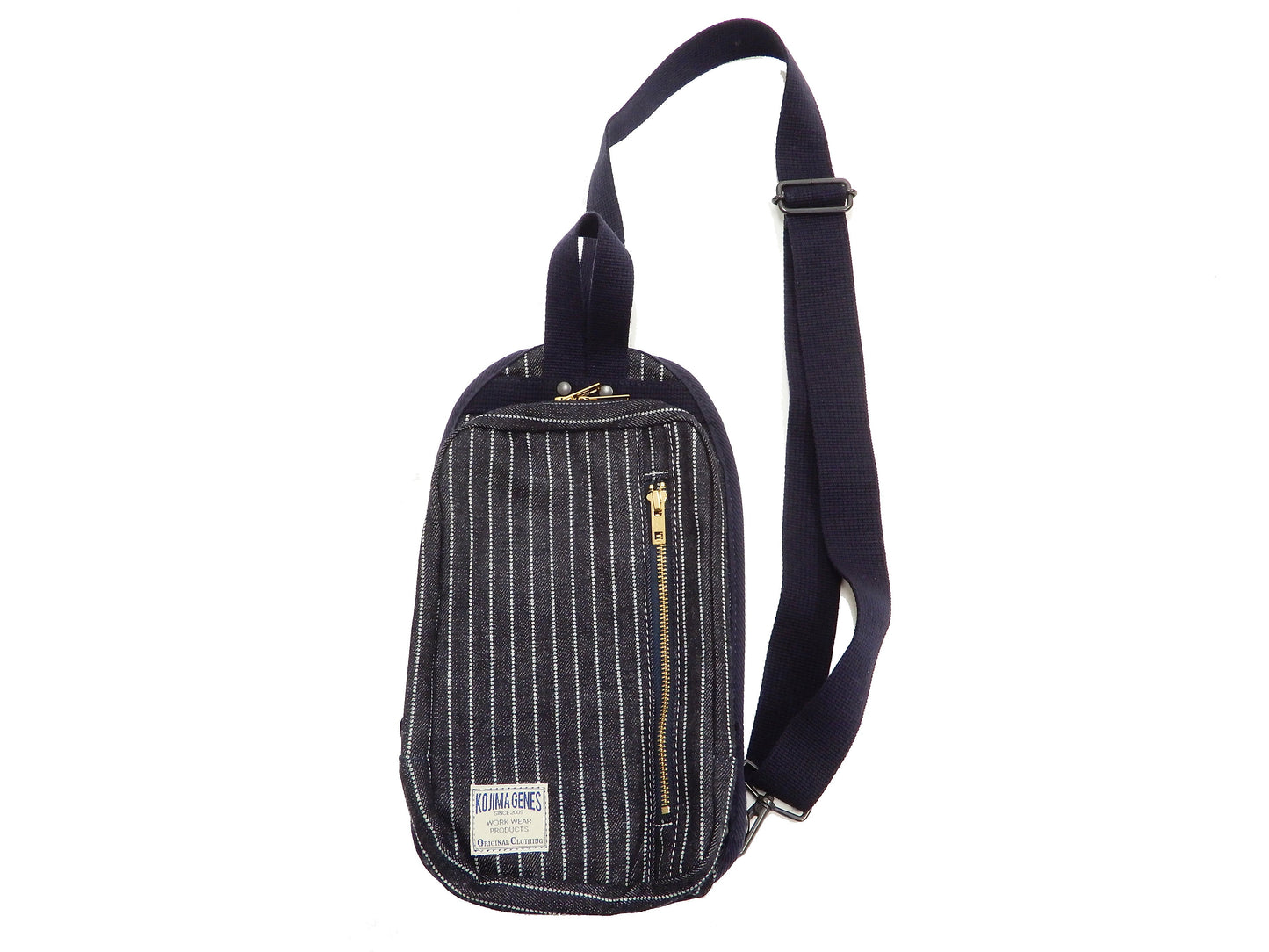 Kojima Genes Sling Bag Men's Casual Small Crossbody Backpack rnb953 RNB-953 Wabash-Stripe