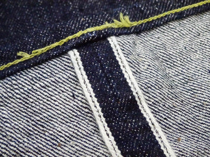 Samurai Jeans S0511XXII Men's Slim Tapered Fit One-Washed 15 Oz. Japanese Indigo Denim Pants
