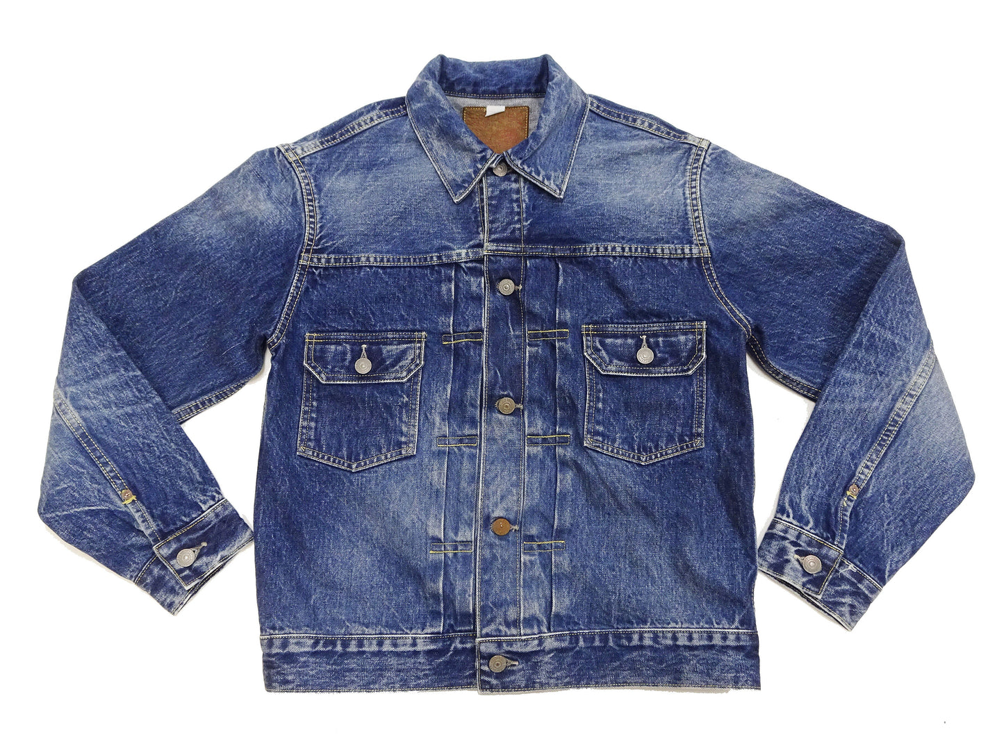 Sugar Cane Faded Denim Jacket SC11953SW Men's Type 2 Style Jean Jacket SC11953SW-429