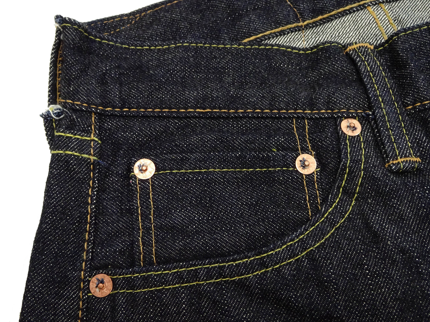 Sugar Cane Union Star Jeans SC40065 - Men's 14.25 oz. Selvedge Denim - Regular Straight Fit - Lot 065 One Wash