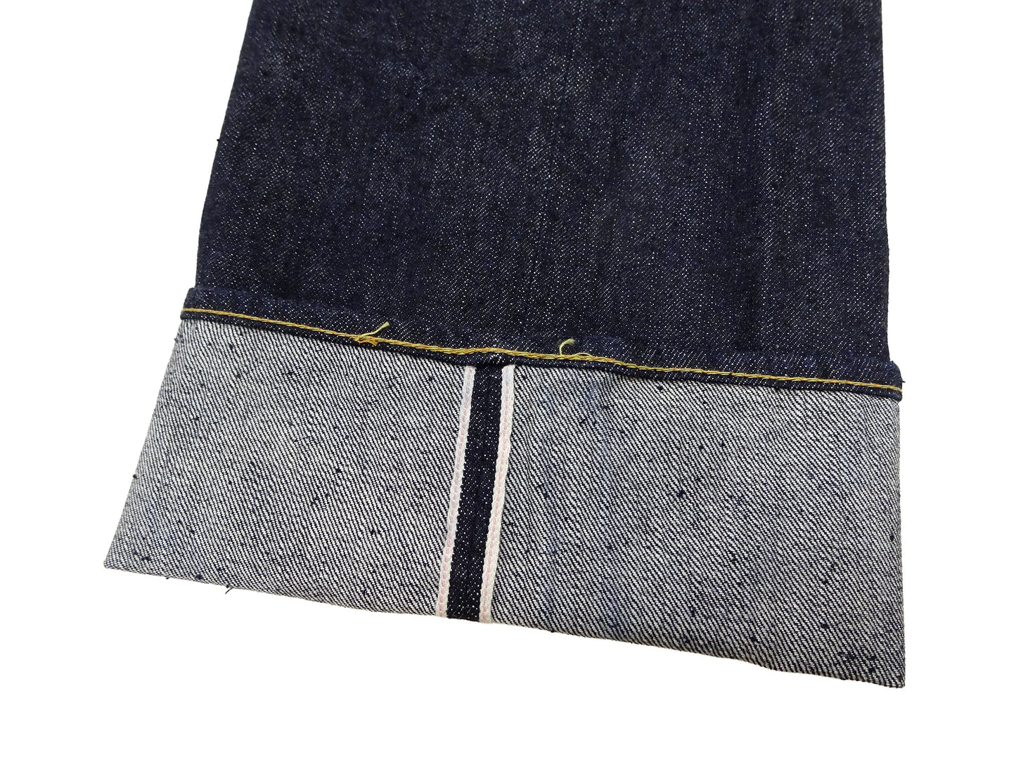 Sugar Cane Men's 13oz Selvedge Denim Baggy Jeans - 1930s "Waist Overalls" Inspired Wide Straight Fit, Button Fly, Made in Japan (SC42025 421A One-Wash)