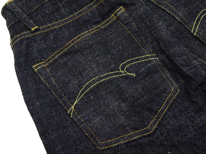 Studio D'Artisan GL3 Tapered jeans SD-1008 - Men's Relaxed Tapered fit, GL-3 15oz Japanese Selvedge Denim, One-Wash Indigo