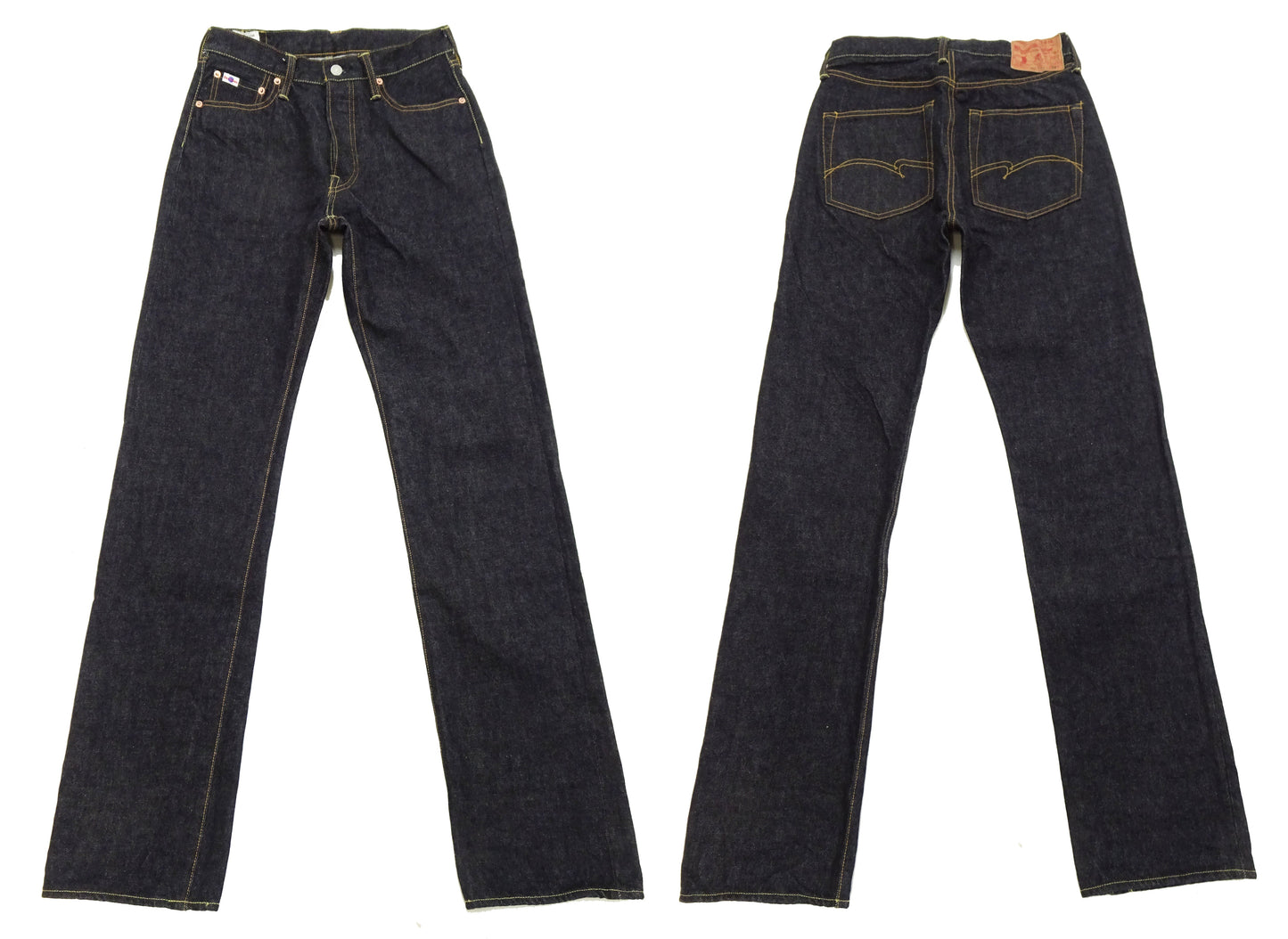 Studio D'artisan Jeans Men's Regular Straight Fit Button-Fly 15oz. Jpanese Selvedge Denim Jean Pants SDA SD-101 One-Wash