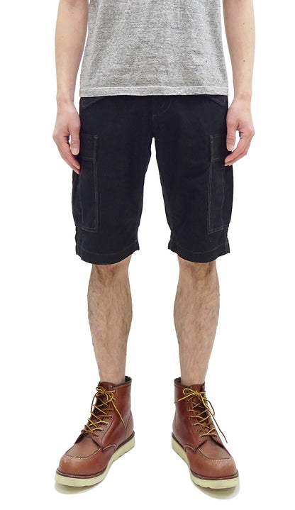 TOYS McCOY Cargo Shorts Men's Classic U.S. Army Fatigue-Inspired Casual Short Pants TMP1802 030 Black