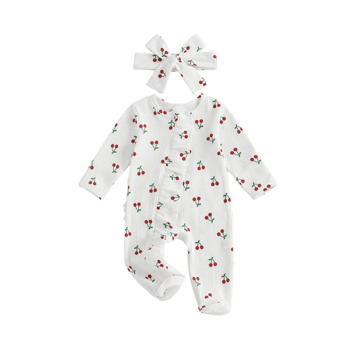 CHERRIES Ruffle Jumpsuit
