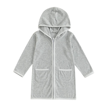 POOL TIME Zipper Bathrobe