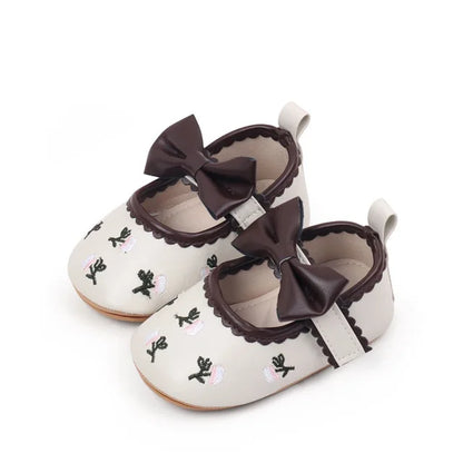 ISOBEL Floral Bowtie Shoes