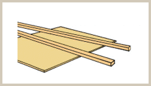 Basswood - Stripwood - 1/16" x 1"