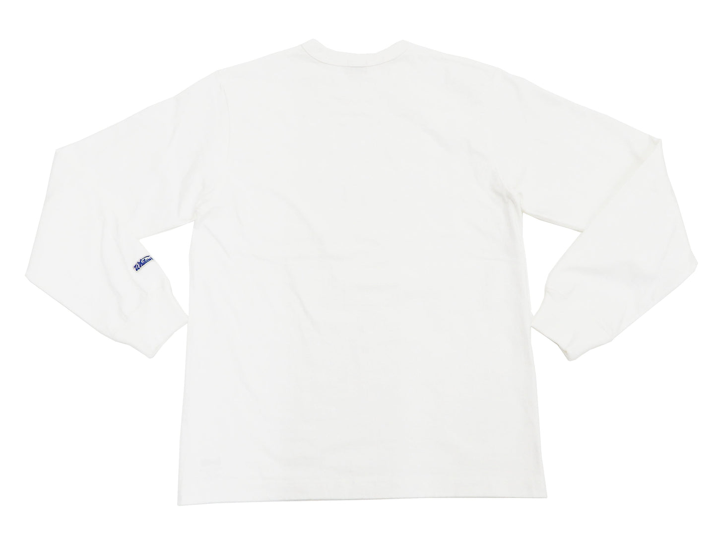 Whitesvill Plain T-shirt Men's Heavyweight Long Sleeve Pocket Tee WV68849 105 Off-white
