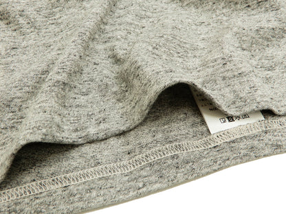 Whitesville Men's 2-Pack Plain Short-Sleeve Crew Neck T-Shirts, Tubular-Knit Cotton, Made in Japan by Toyo Enterprises (WV73544 113 Heather Gray)