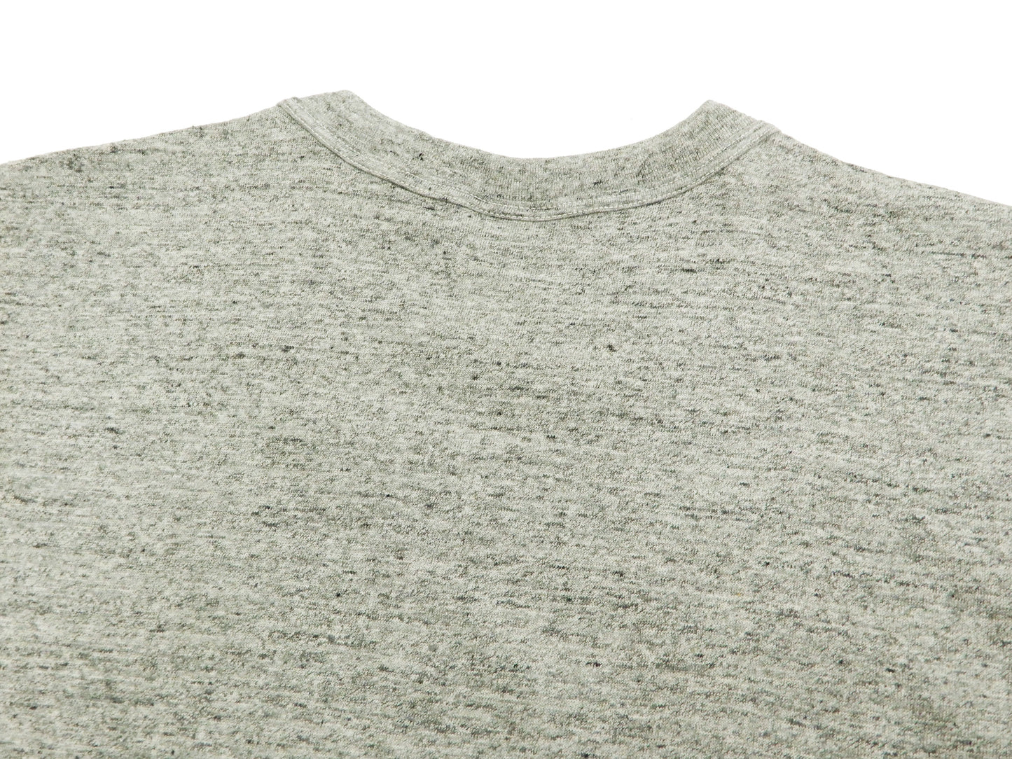 Whitesville Men's 2-Pack Plain Short-Sleeve Crew Neck T-Shirts, Tubular-Knit Cotton, Made in Japan by Toyo Enterprises (WV73544 113 Heather Gray)
