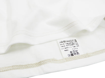 Whitesville Men's 2-Pack Plain Short-Sleeve Crew Neck T-Shirts, Tubular-Knit Cotton, Made in Japan by Toyo Enterprises (WV73544 105 Off-White)