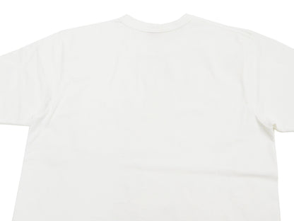 Whitesville Men's Plain Pocket T-Shirt - Short Sleeve Crewneck Loopwheel Tee (One-Wash) WV78932 by Toyo Enterprises 105 Off-White